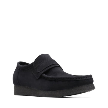 Wallabee Loafer Black Suede - ok