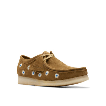 Wallabee Dark Olive Embroidery - OK