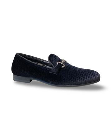Deluxxe Black Velvet Loafer - OK