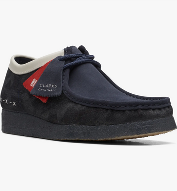 Wallabee Moccasin Denim Blue White - ok