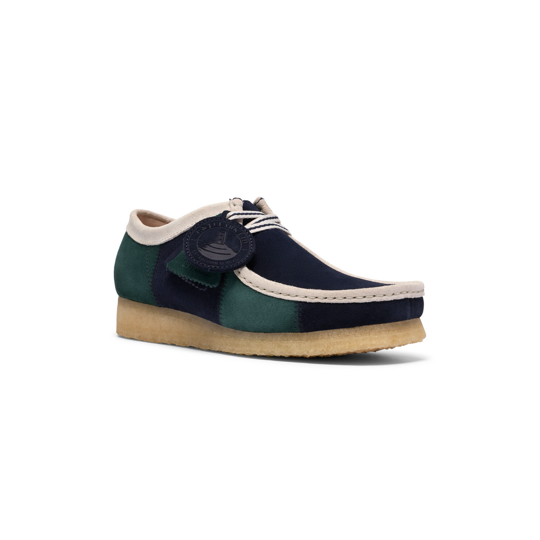 Wallabee Blue/Green Stripe