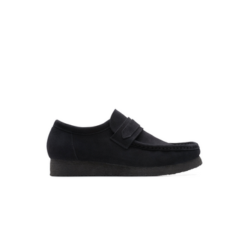 Wallabee Loafer Black Suede