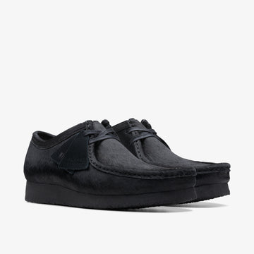 Wallabee Black Hair On