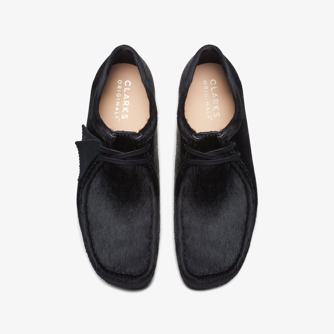 Wallabee Black Hair On