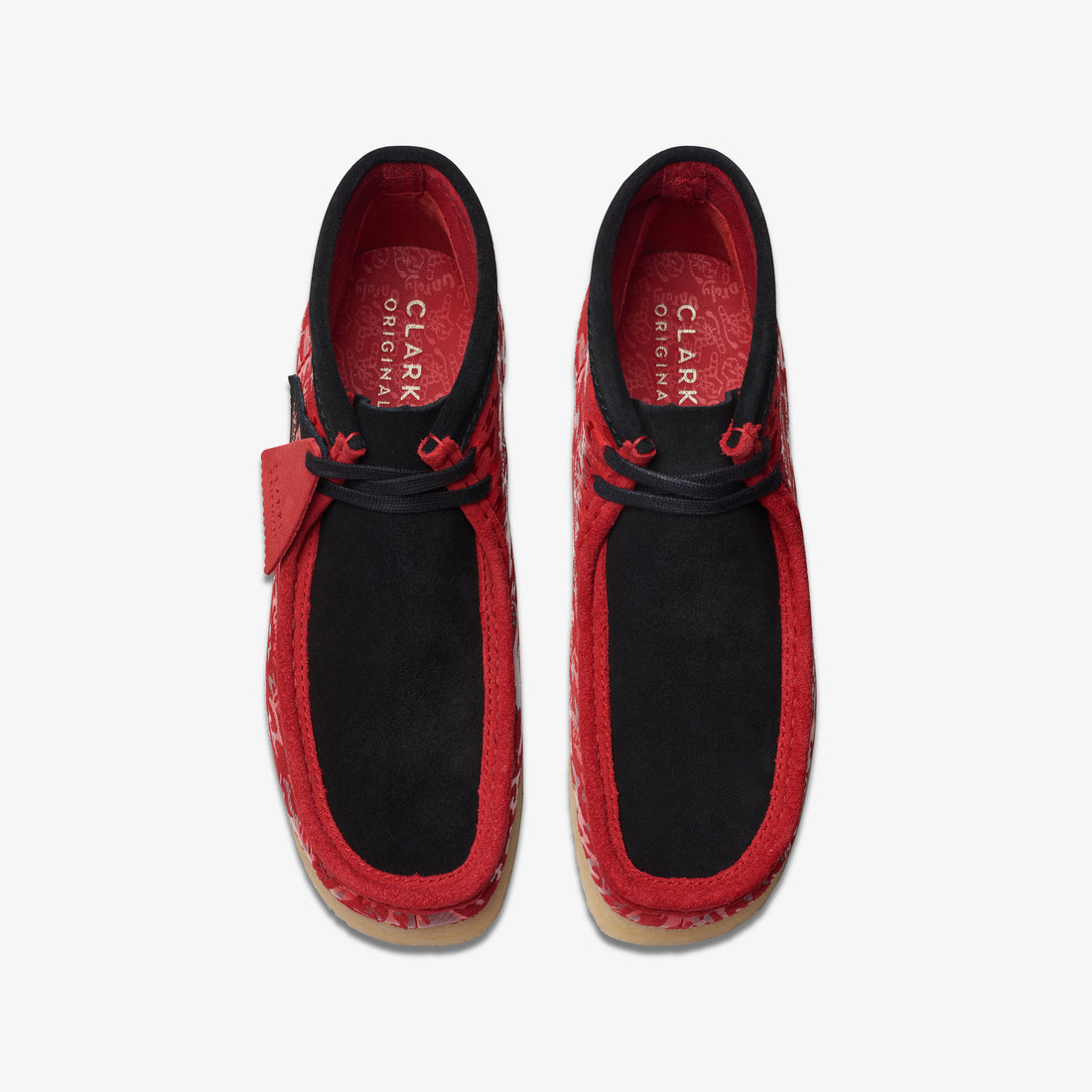 Wallabee boot Red Camouflage Rouge - ok