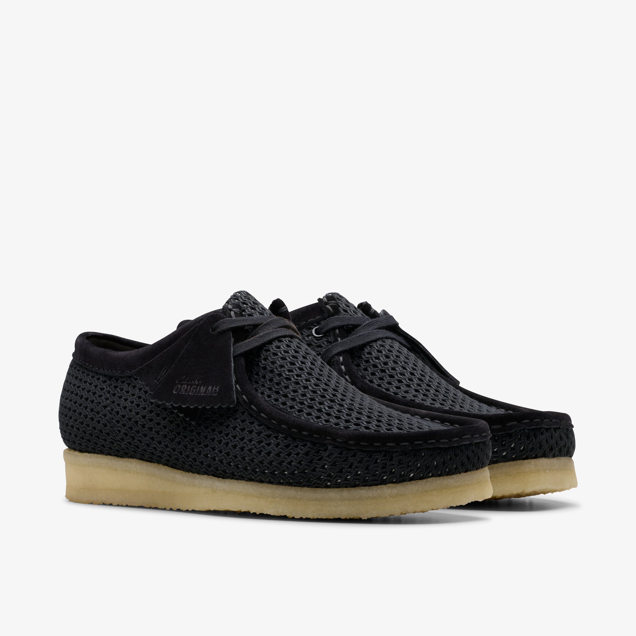 Wallabee Black Mesh - ok