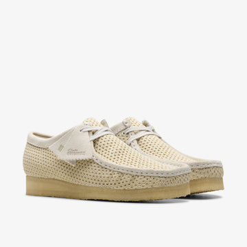 Wallabee Off White Mesh Blanc - ok