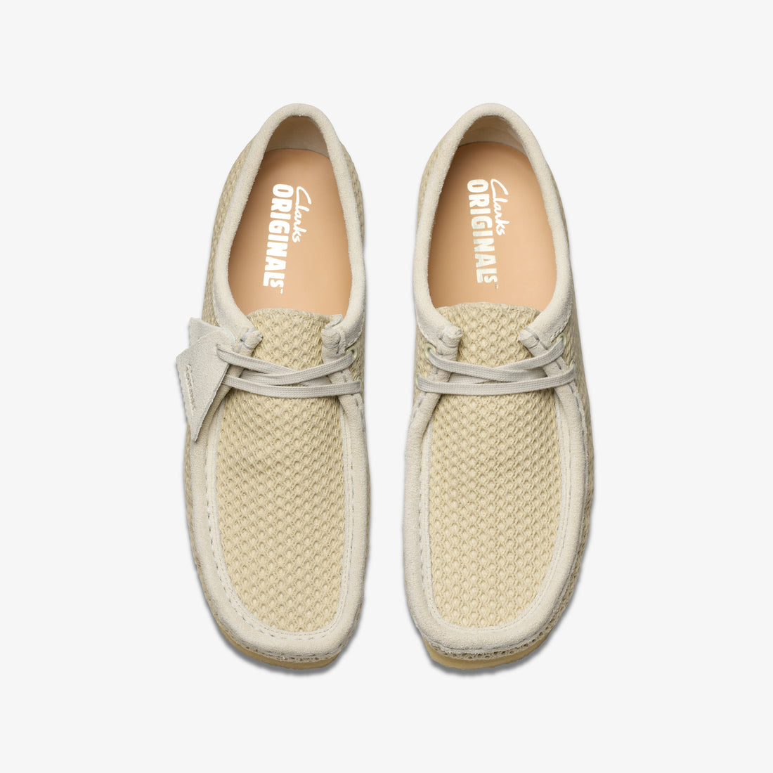 Wallabee Off White Mesh Blanc - ok