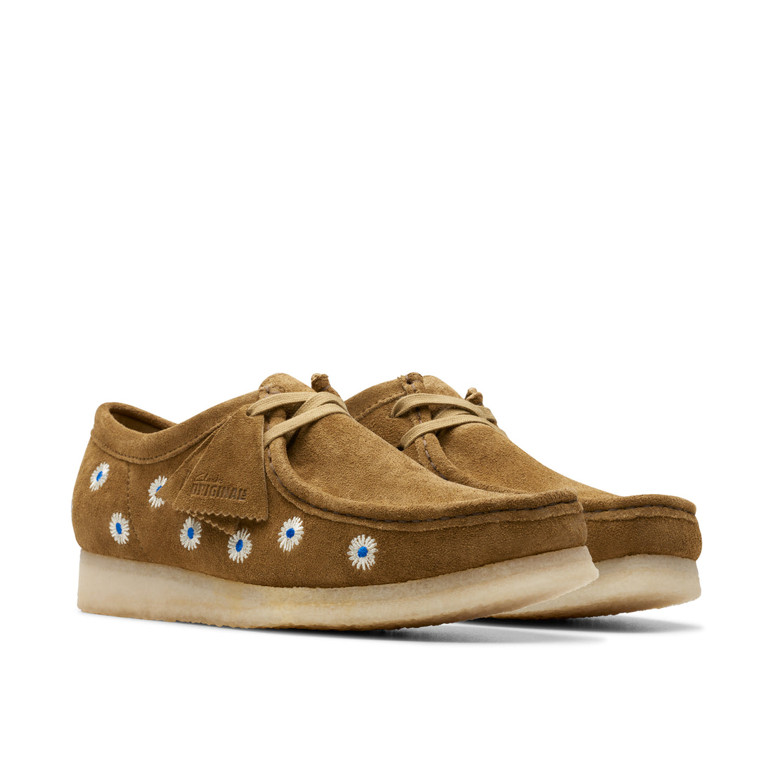 Wallabee Dark Olive Embroidery - OK