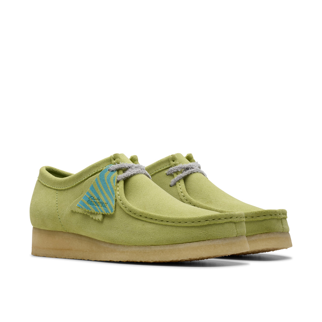 Wallabee Pale Lime Suede - ok