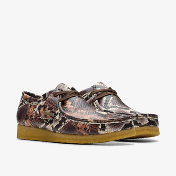 Wallabee brown snake print -ok
