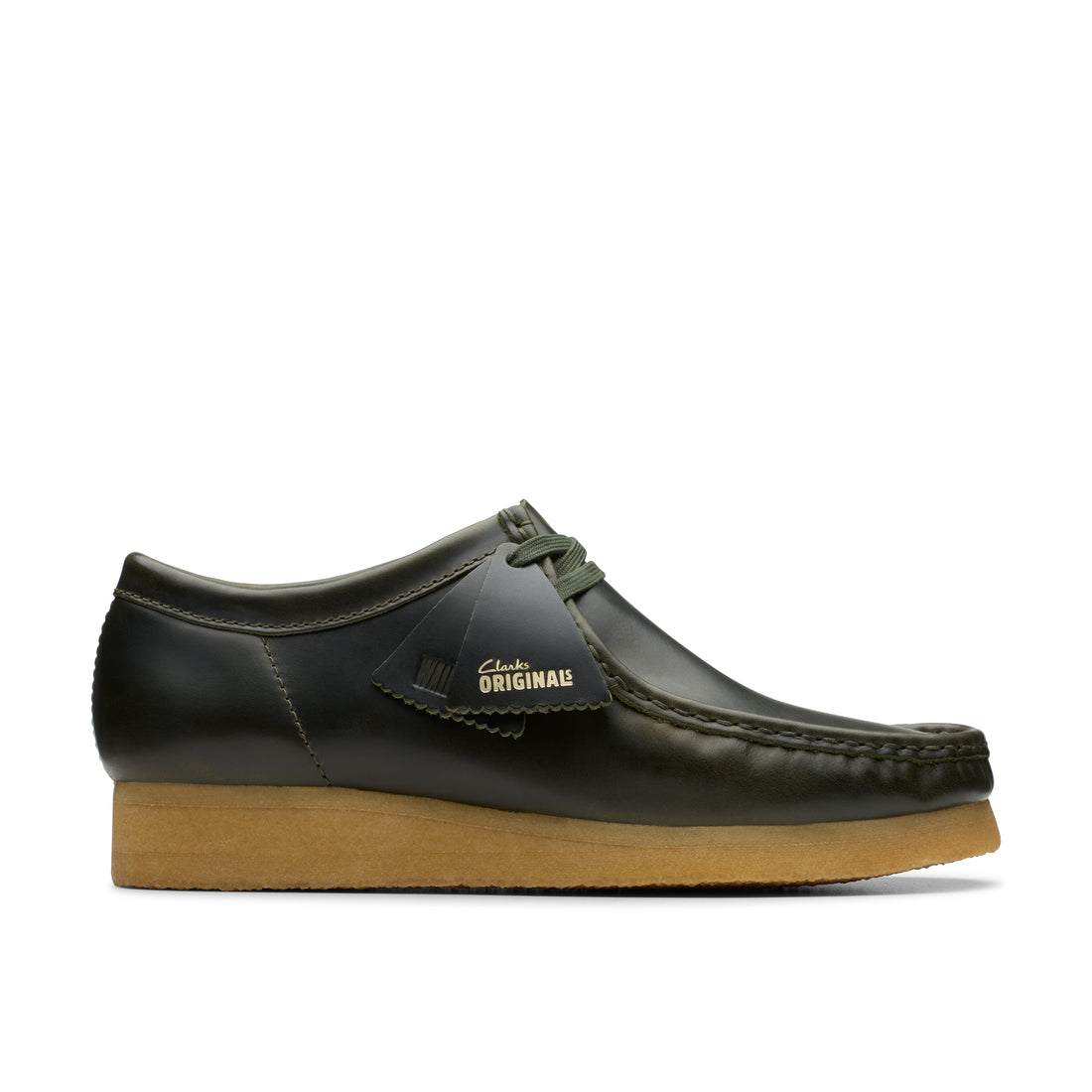 Wallabee forest green lea - ok