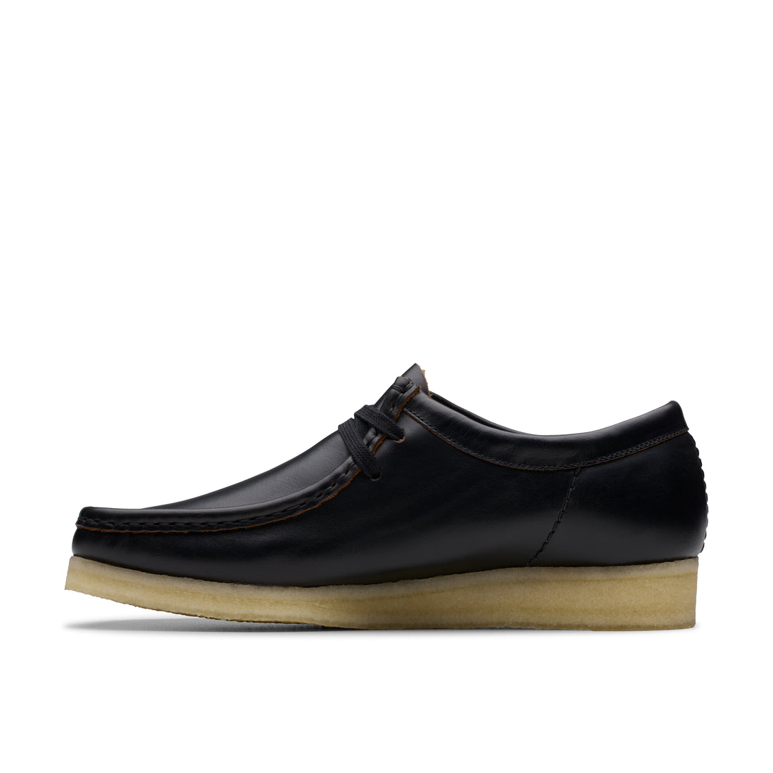 Wallabee Black Smooth Leather - ok