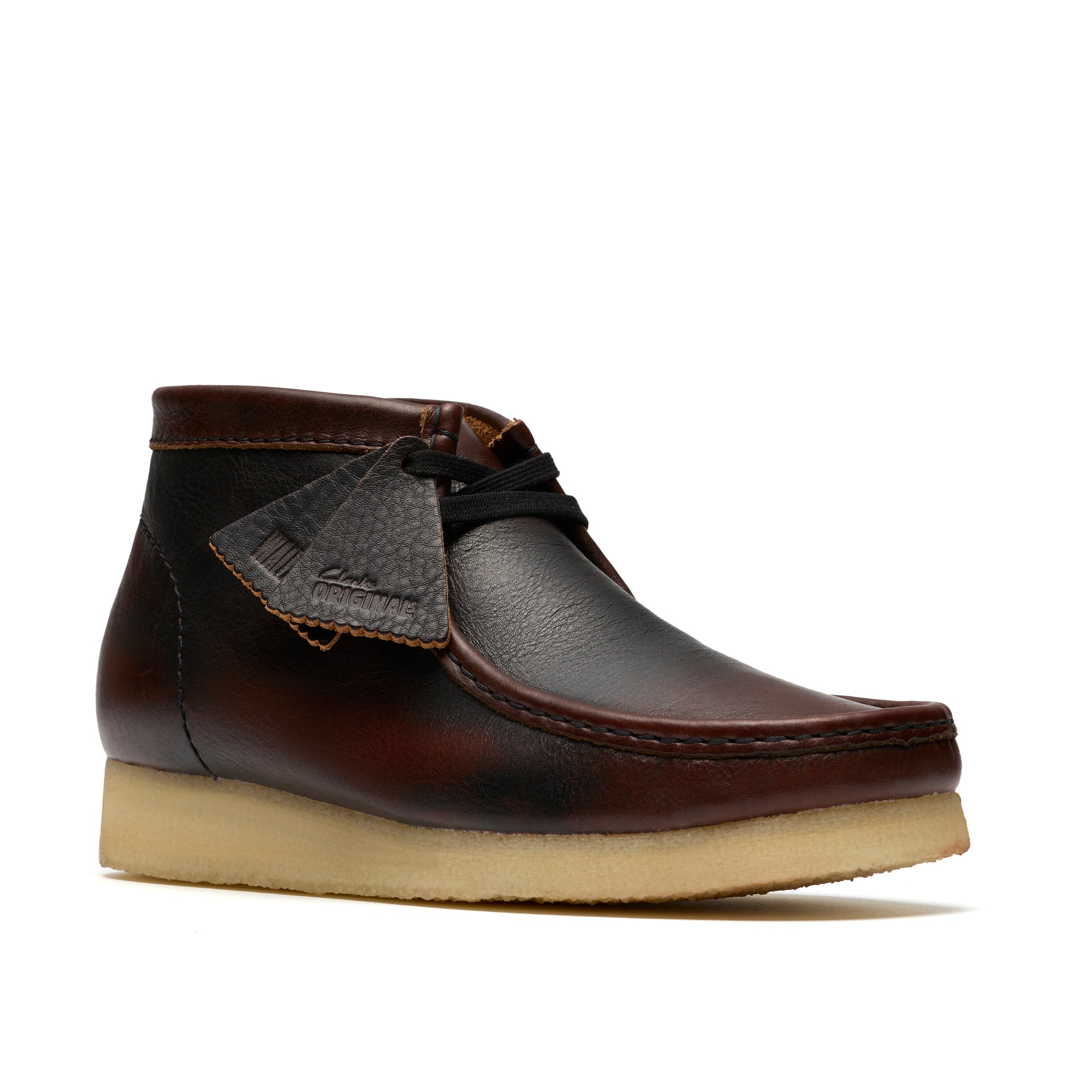 Wallabee Boot Dark Tan Combi
