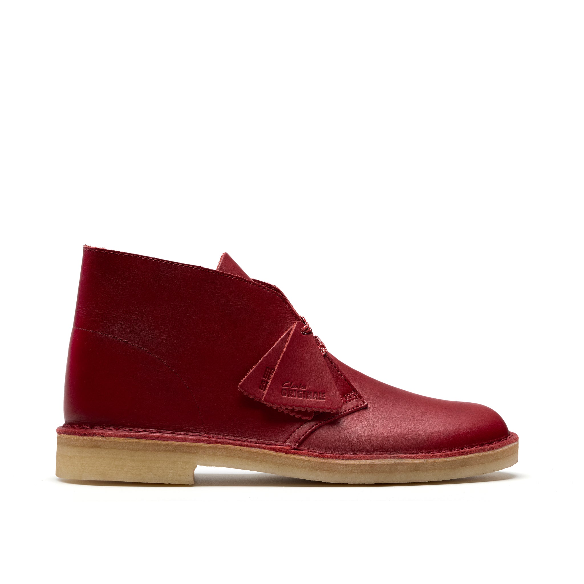 Desert Boot Dark Red Leather