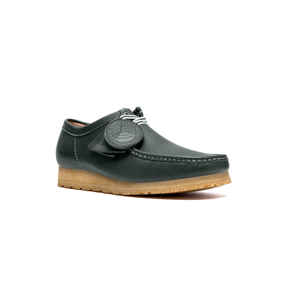 Wallabee RB Dark Green Leather