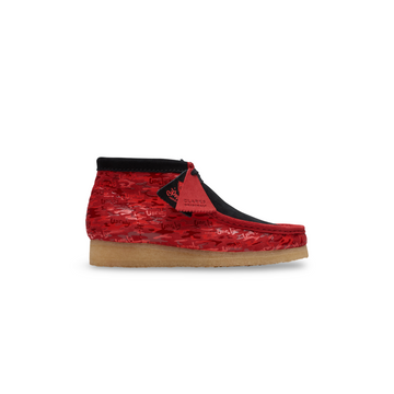 Wallabee boot Red Camouflage Rouge