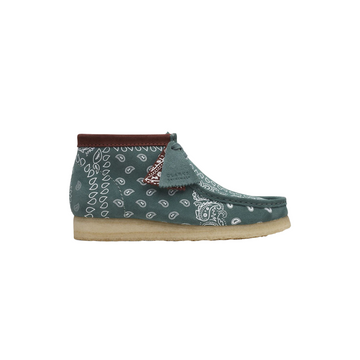 Wallabee Boot Green Paisley