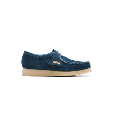 Wallabee Navy/Teal Suede