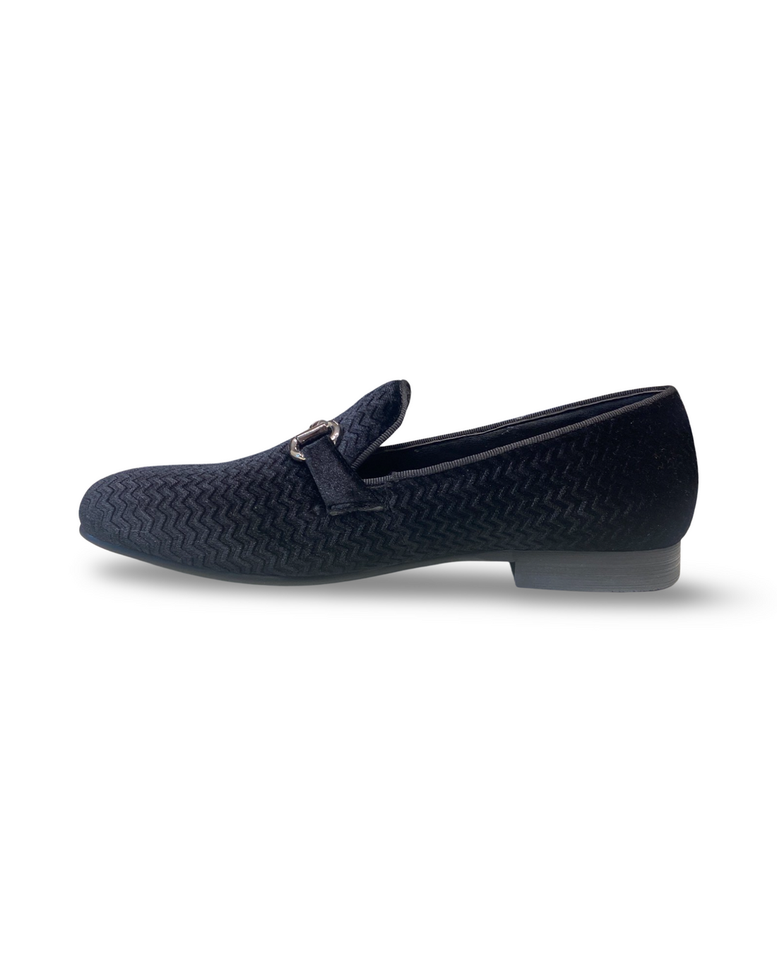 Deluxxe Black Velvet Loafer - OK