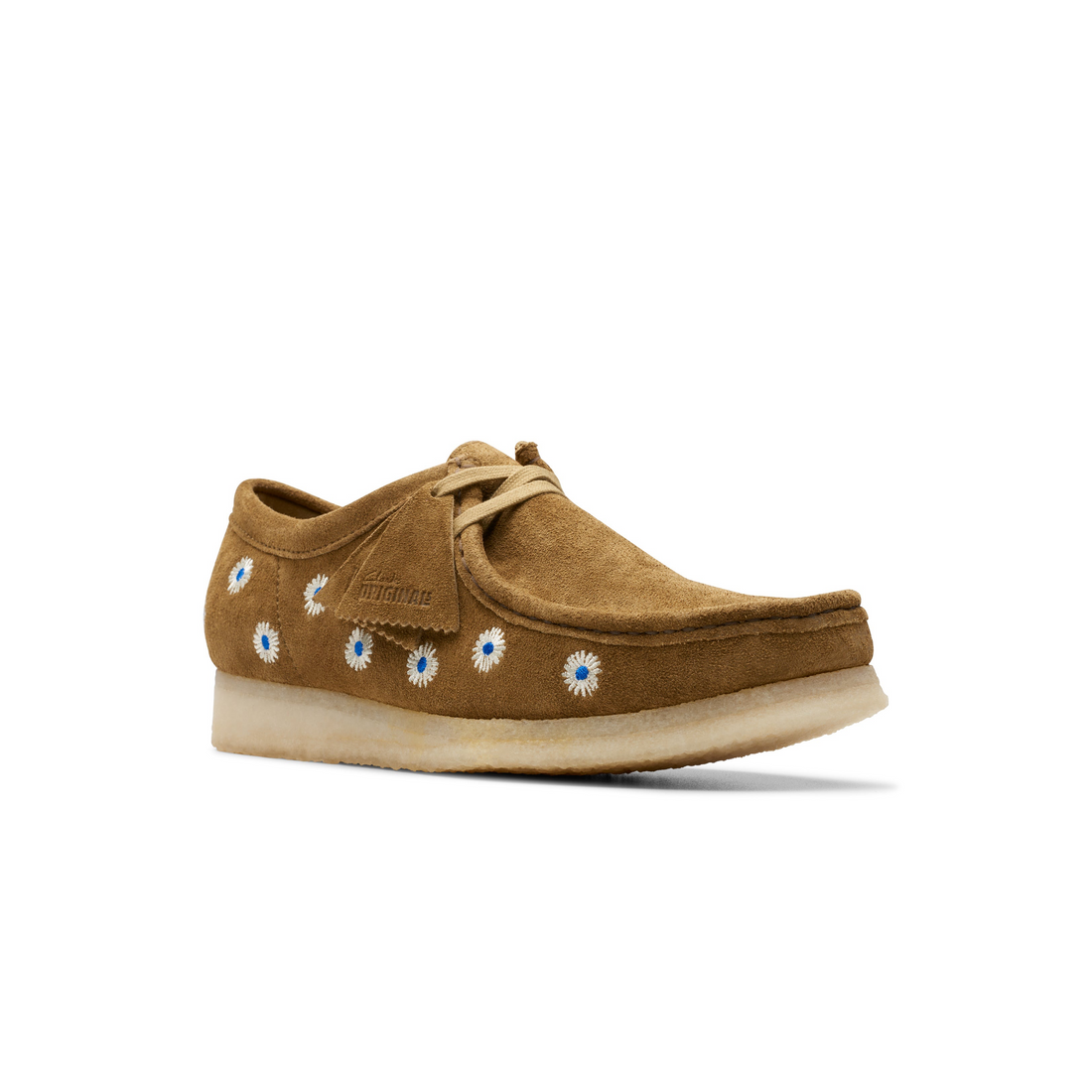 Wallabee Dark Olive Embroidery
