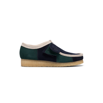 Wallabee Blue/Green Stripe