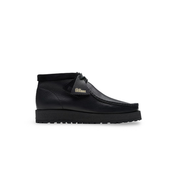 Wallabee Scout Black Leather