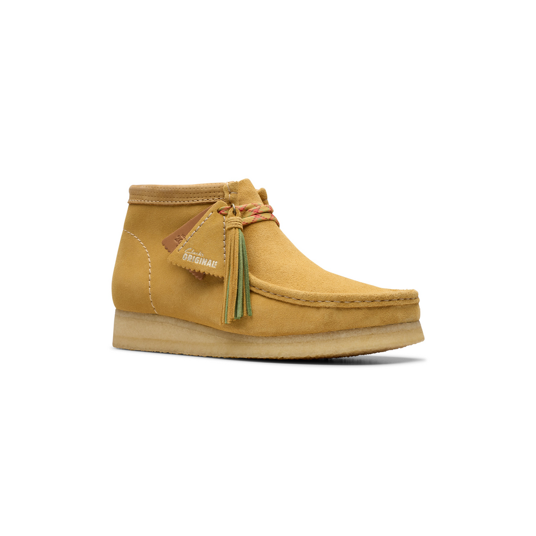 Wallabee Boot Golden Tan Suede