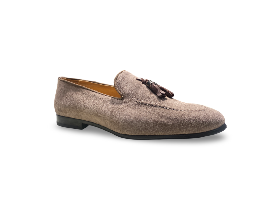 Camoscio Taupe loafer - OK
