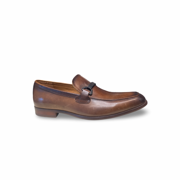 PRAKTIKL Brown Leather Loafer