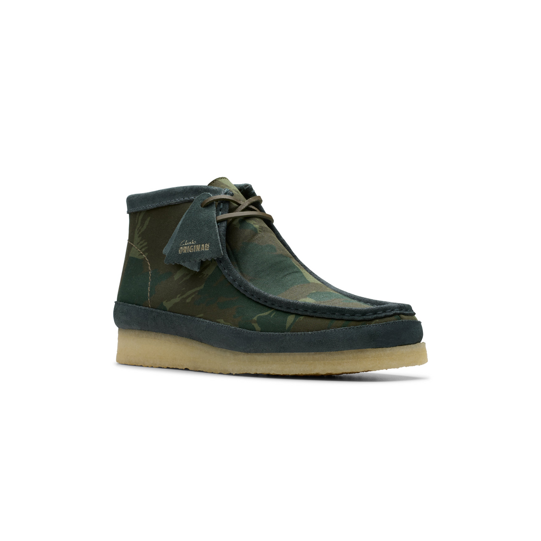 Wallabee Boot Green Camouflage