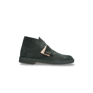 Desert Boot Dark Green Hairy Vert Fonce Poilu