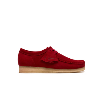 Wallabee Deep Red Suede