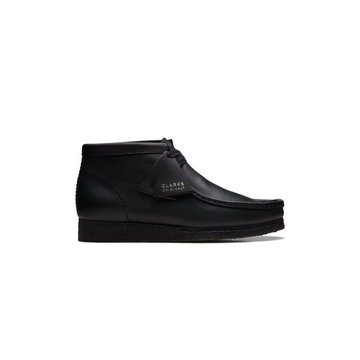 Wallabee Boot Black Leather