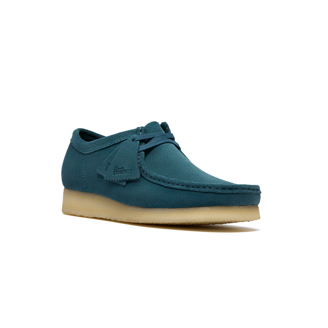 Wallabee Mid Blue Suede