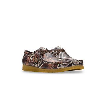 Wallabee brown snake print