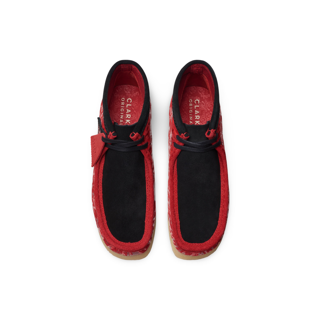 Wallabee boot Red Camouflage Rouge