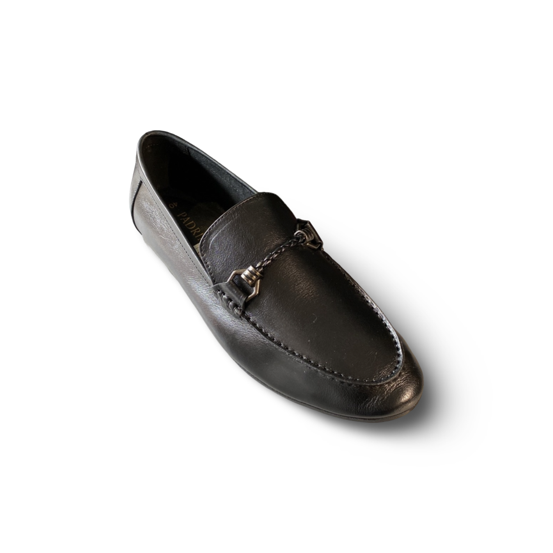 Black Milky Leather Loafer - OK