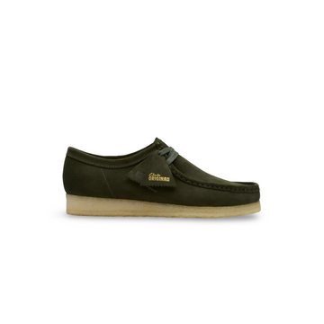 Wallabee Forest Green Suede