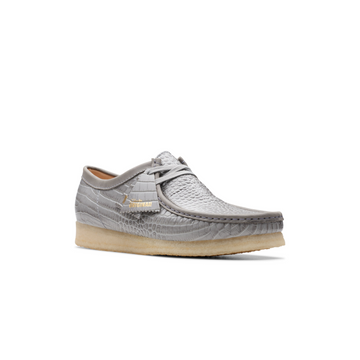 Wallabee Grey Croc