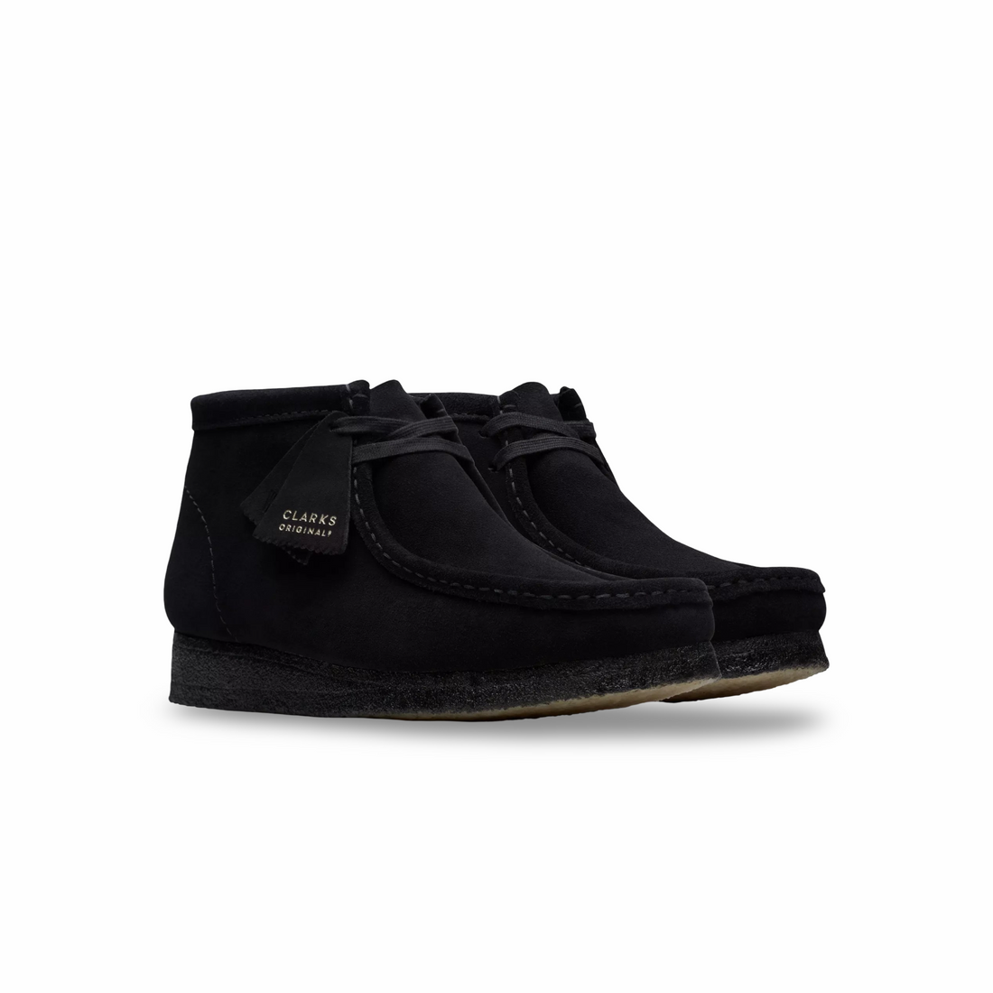Wallabee Boot Black Suede