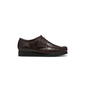 Wallabee Black/Brown Leather