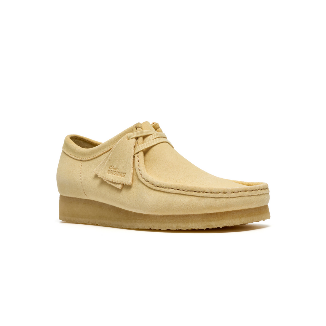 Wallabee Pale Yellow Suede