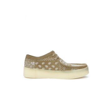 Wallabee Cup Dark Olive Print Olive Foncee