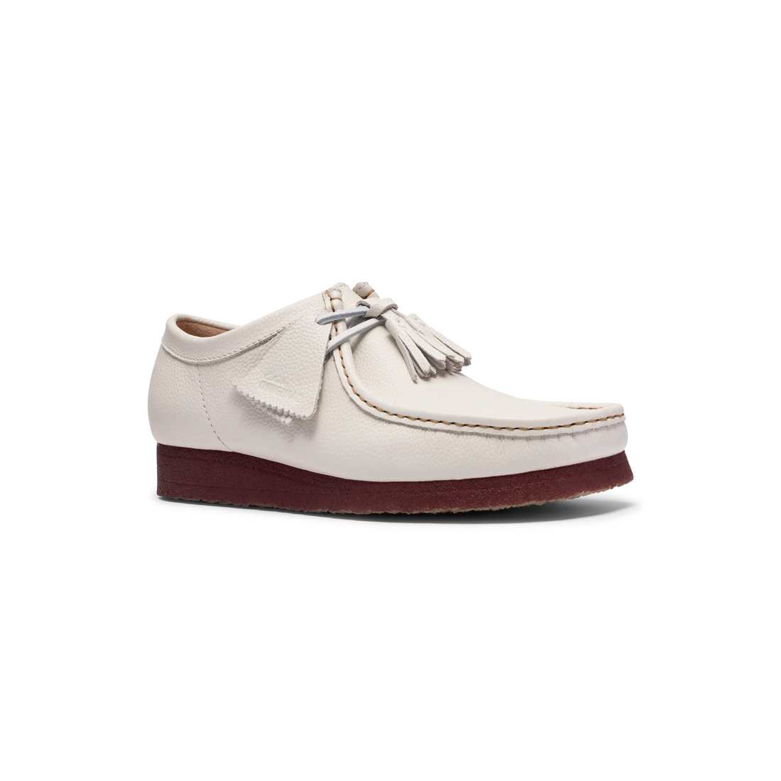 Wallabee White Leather