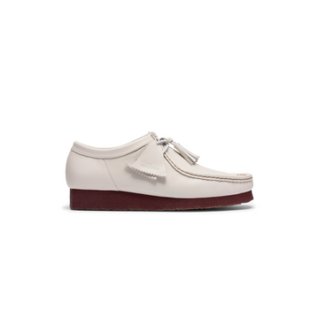 Wallabee White Leather