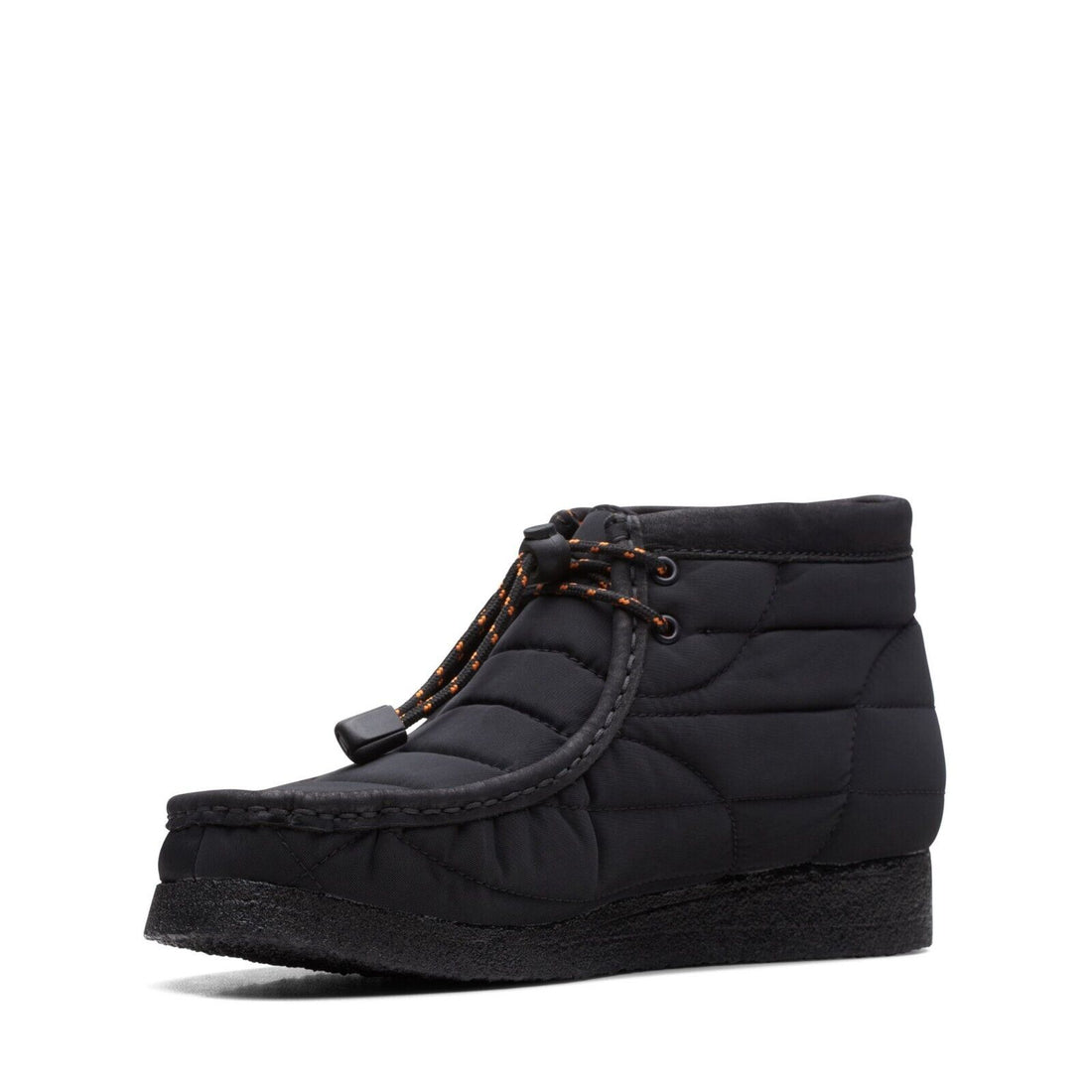 Wallabee Boot Black Quilted - OK