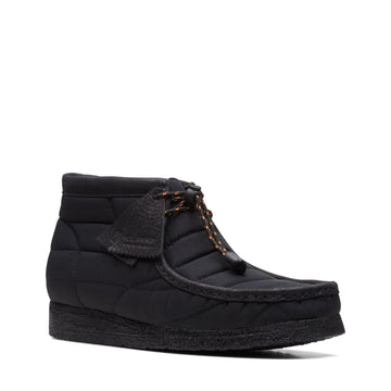 Wallabee Boot Black Quilted - OK