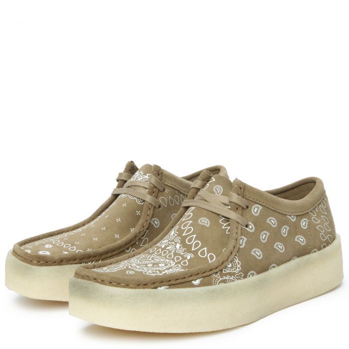 Wallabee Cup Dark Olive Print Olive Foncee - OK